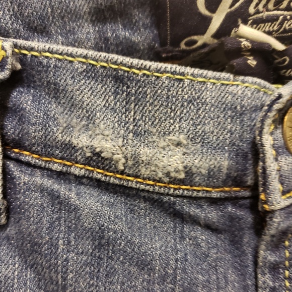 VINTAGE DISTRESSED SWEET N LOW LUCKY JEANS - Picture 5 of 7
